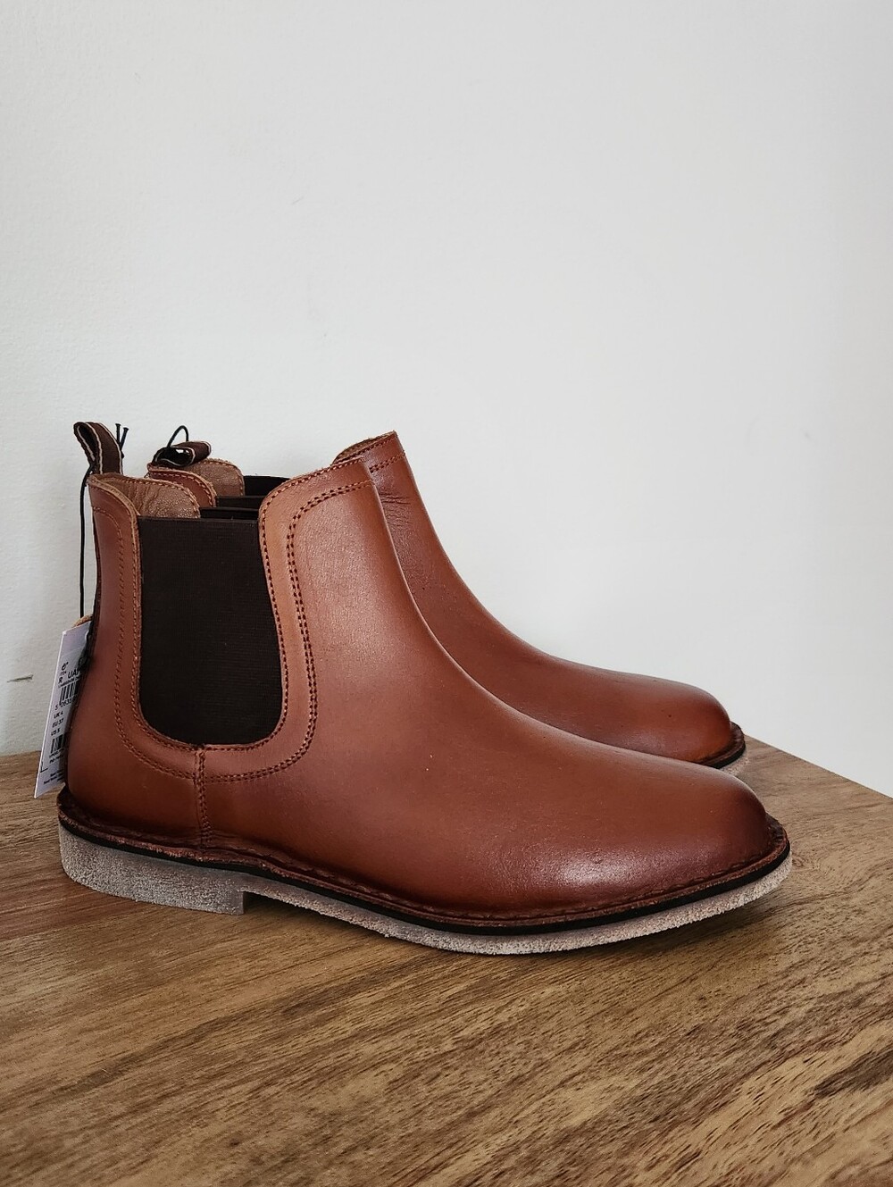 Next boy's Tan Leather Chelsea Boots